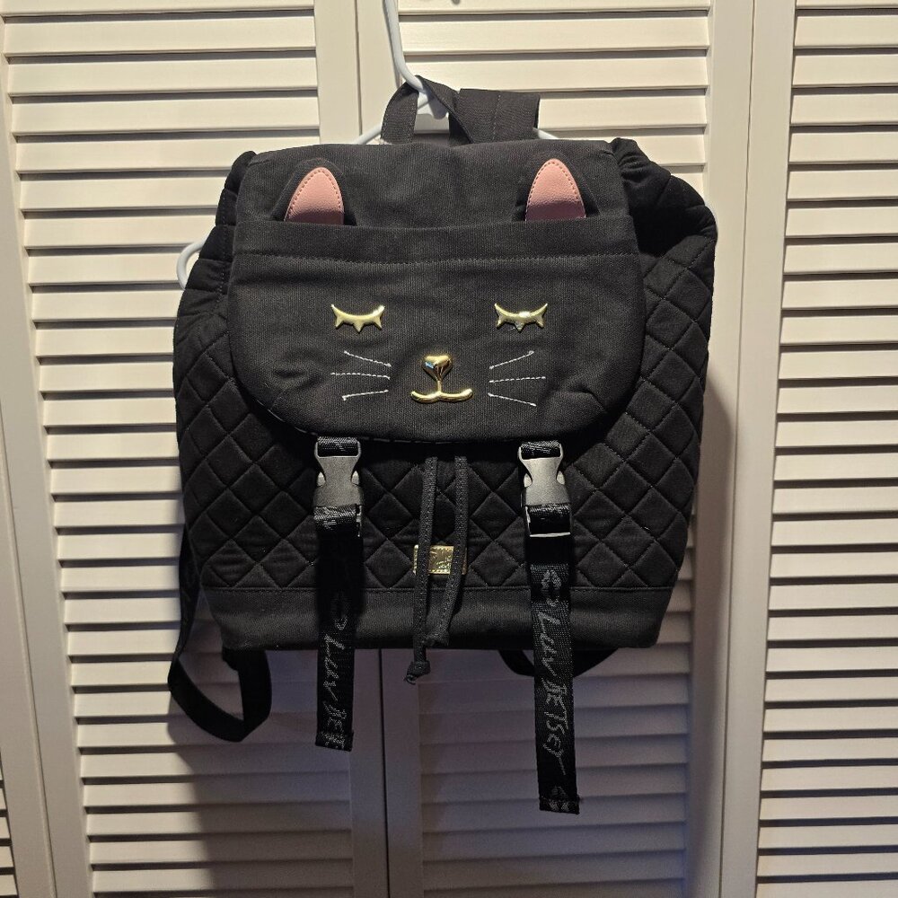 Quilted Cat-Theme Luv Betsey Backpack